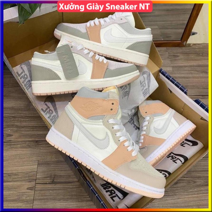 Giày thể thao Jordan cổ cao thấp Milan [Tặng Dây Giày] Giày sneaker JD1 Milan cao thấp cổ nam nữ mới nhất 2021 | BigBuy360 - bigbuy360.vn