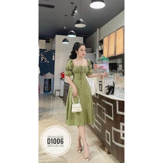 (Bigsize) Đầm maxi cổ yếm