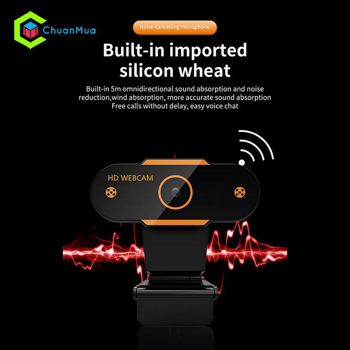 Webcam Máy tính Có Mic KOJMAC Học Online Họp Qua Zoom Zalo, Google Meet, Facebook Messenger Micro Full HD 720P / 1080P | BigBuy360 - bigbuy360.vn