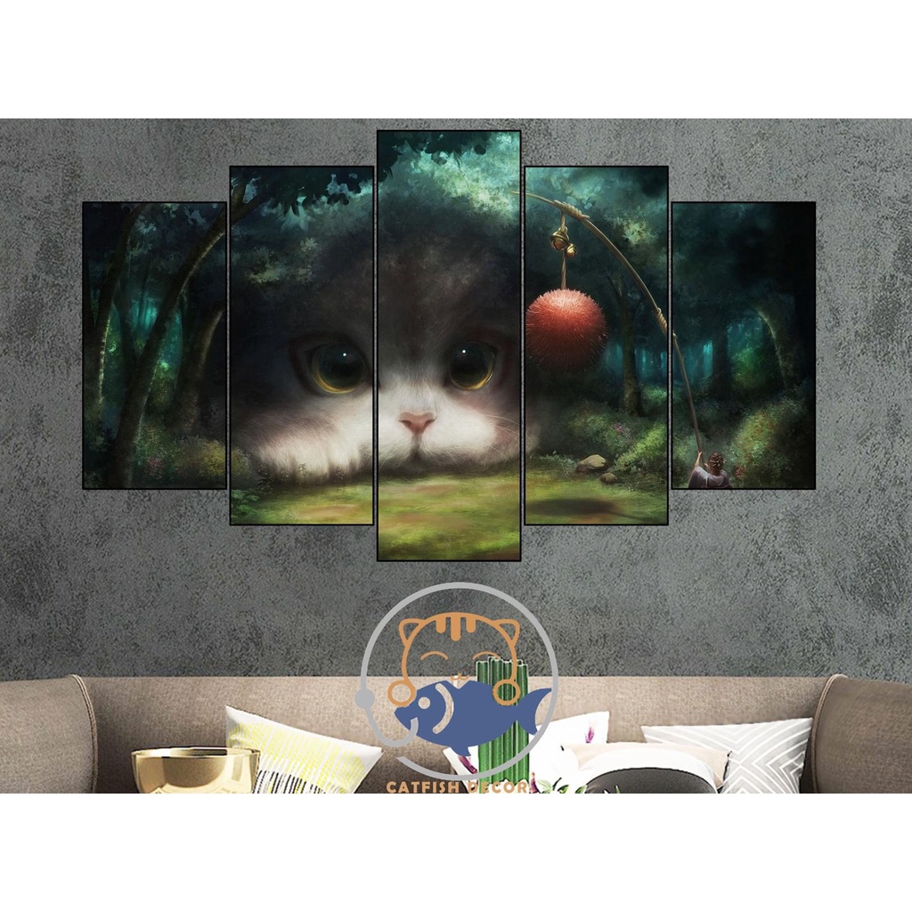 Tranh ghép dán tường Room Decor trang trí phòng ANIME Đứa con thời tiết + 5 cm/s