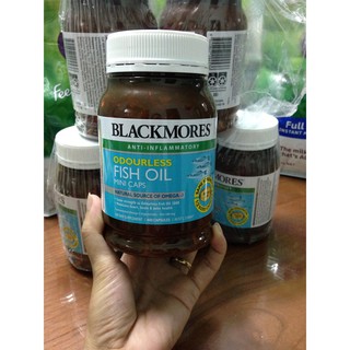 Dầu cá không mùi Blackmores Odourless Fish Oil1000mg 400 viên mini Xách Tay Úc