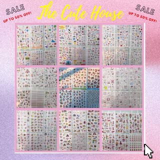 COMBO 5 TÚI STICKERS BỘ 6 TẤM HÌNH DÁN TRANG TRÍ SỔ TAY NGỘ NGHĨNH DỄ THƯƠNG NHIỀU MẪU SIÊU CUTE