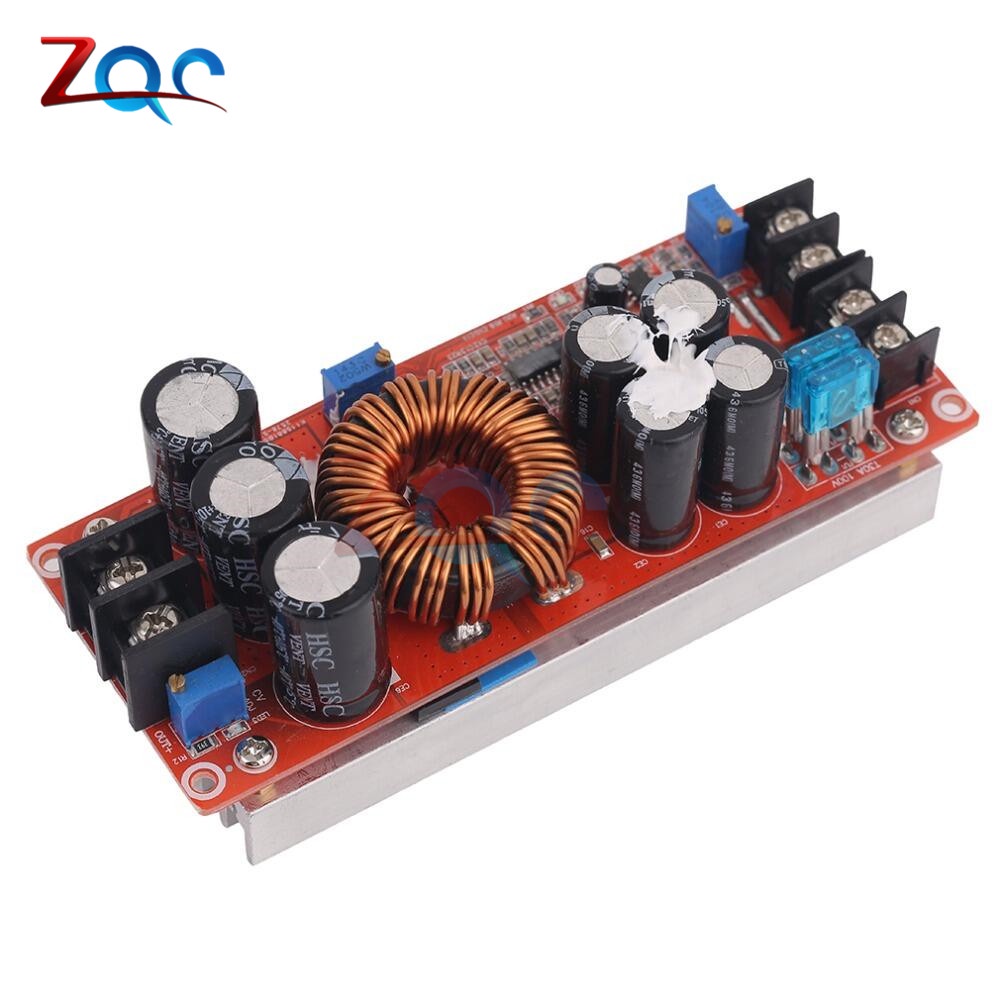 Bảng Mạch Tăng Áp DC 20A 1200W DC-DC 8-60V 12V Lên 12-83V 24V 48V