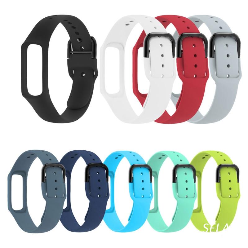 Dây đeo silicon mềm chống trầy cho đồng hồ thông minh Samsung Galaxy Fit-e R375