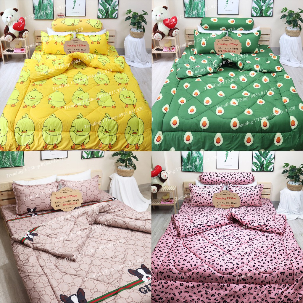 [Giá rẻ cực sốc] Chăn phao, mền phao chất liệu Poly Cotton siêu nhẹ, cực ấm, giá cực rẻ