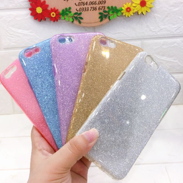 Ốp lưng OPPO F3 / F1s dẻo kim tuyến cho nữ giá rẻ
