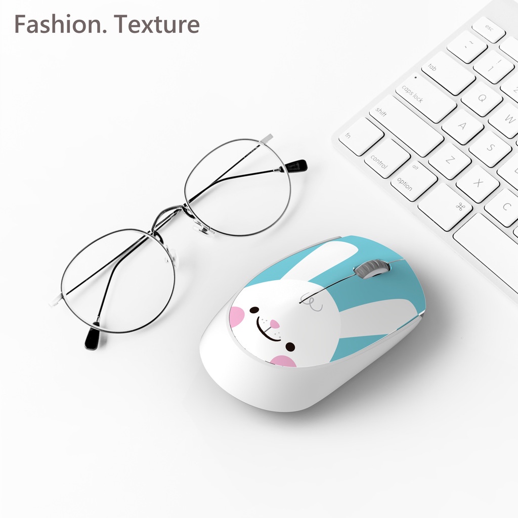 Chuột không dây 2.4G Hình Mèo Dễ Thương