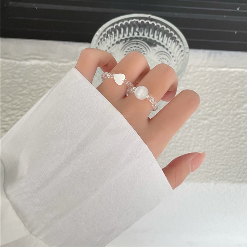 Nhẫn Đeo Tay Kim Loại Đính Đá Mắt Mèo Giả Thời Trang Cho Nữ