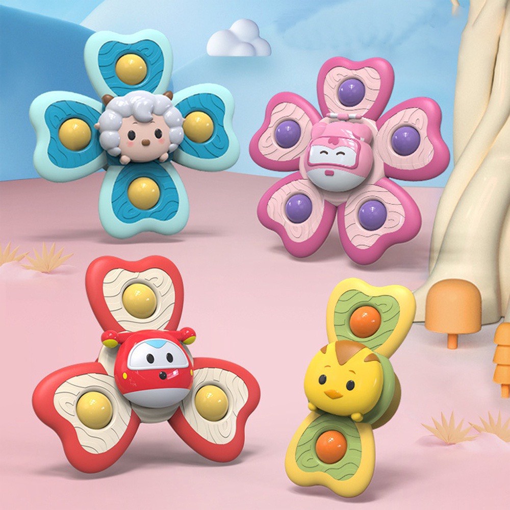 Đồ chơi trẻ em Đồ chơi bé trai bé gái Set 3 con quay spinner hình côn trùng dễ thương vui nhộn cho bé Shop Mẹ Bin Bin