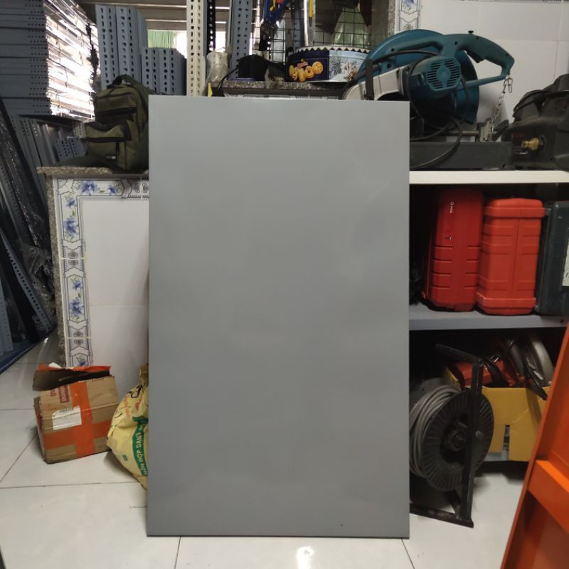 Mâm sàn lắp ráp kệ sắt V lỗ đa năng - Dài 80 x rộng 60 màu Xám