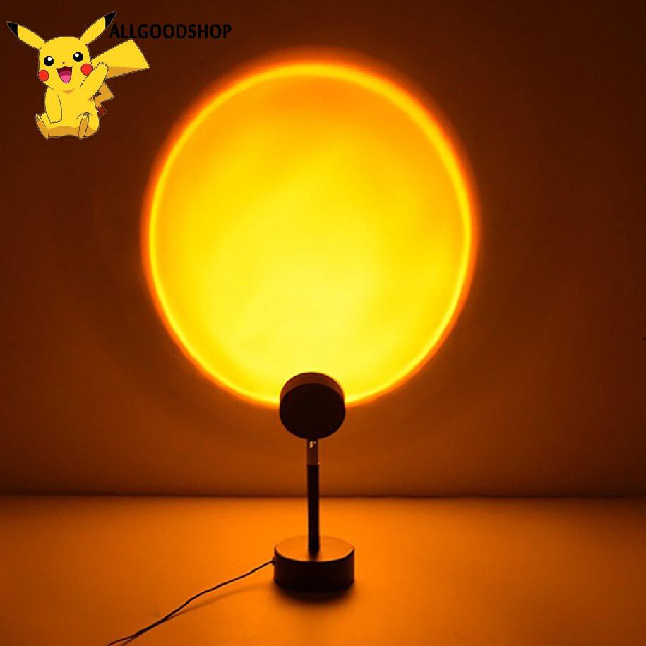 [COD]Đèn Led Màu Cầu Vồng Trang Trí Phòng Ngủ Tiktok phổ biến For INS background Sunset Projector Floor Lamp