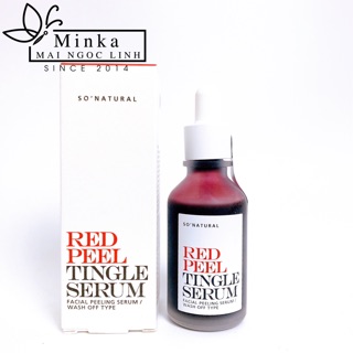 Tinh chất tái tạo da So Natural Red Peel Tingle Serum Chai 35ml