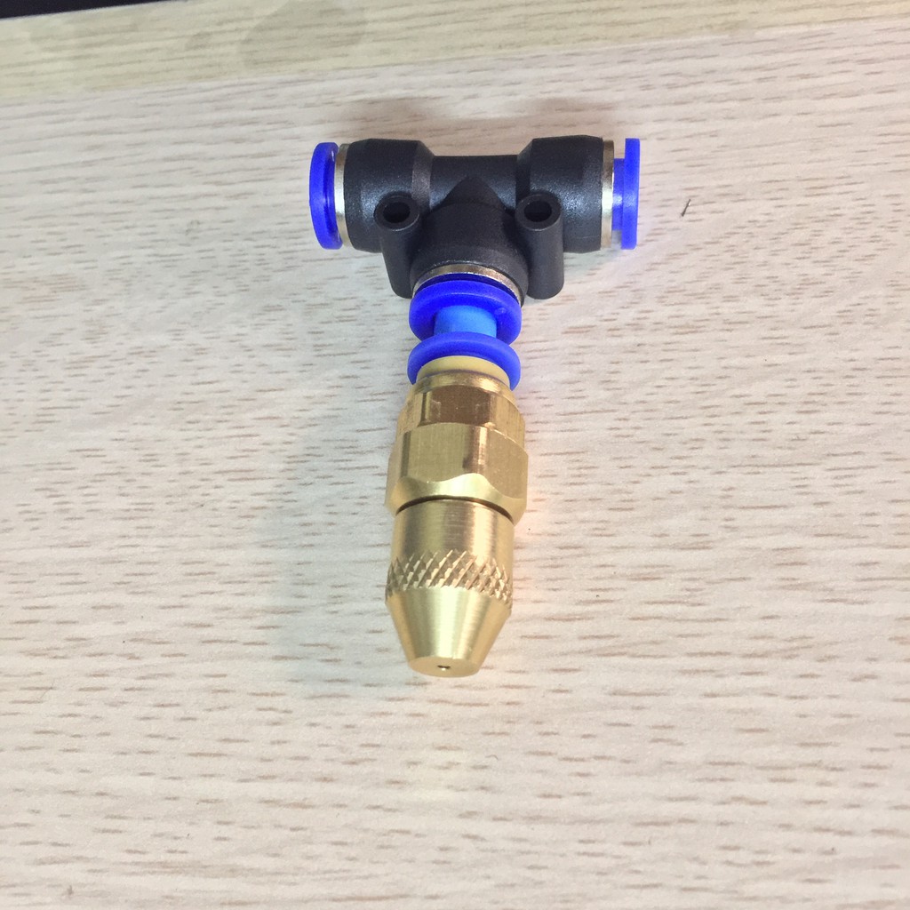 [ 10 chiếc ] Béc phun sương dập bụi chống tắc kết nối ống 8mm