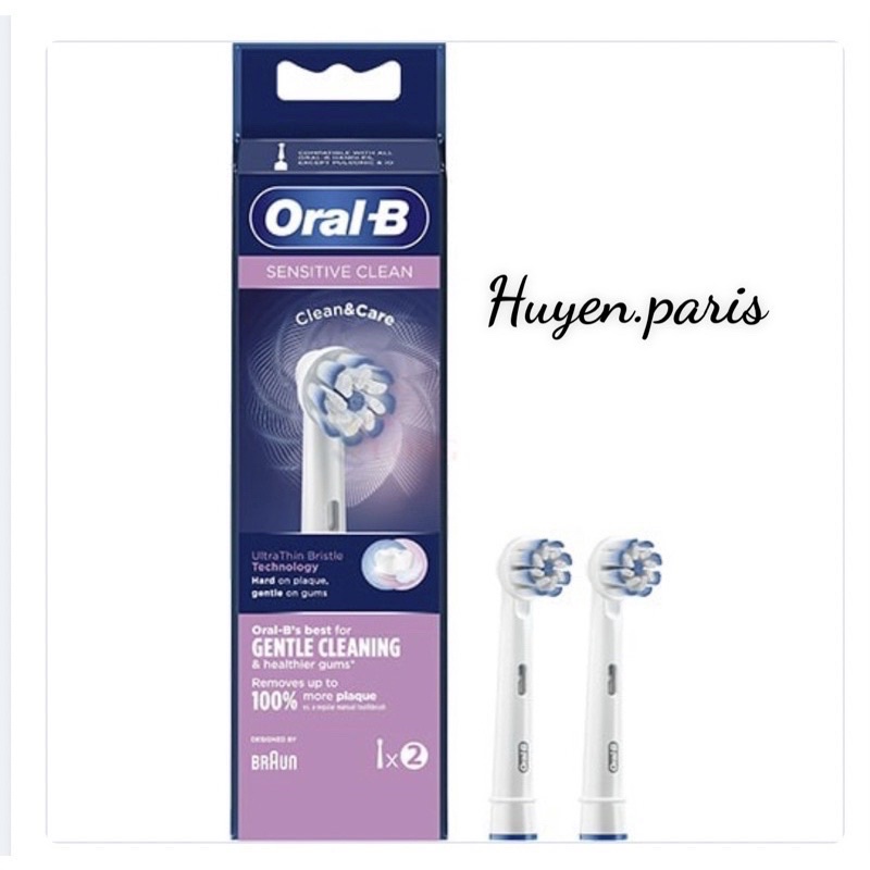 Đầu bàn chải thay thế oral b sensitive ultrathin