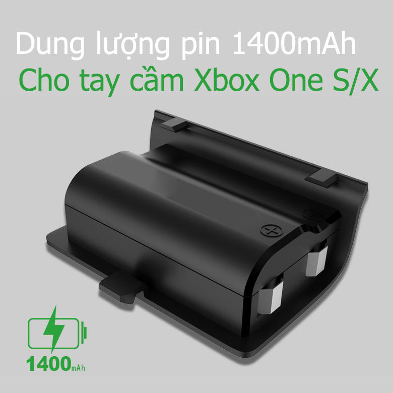 [Mã ELFLASH5 giảm 20K đơn 50K] Pin thay thế cho tay cầm Xbox One (S/X) 1400mah - iPega XB001