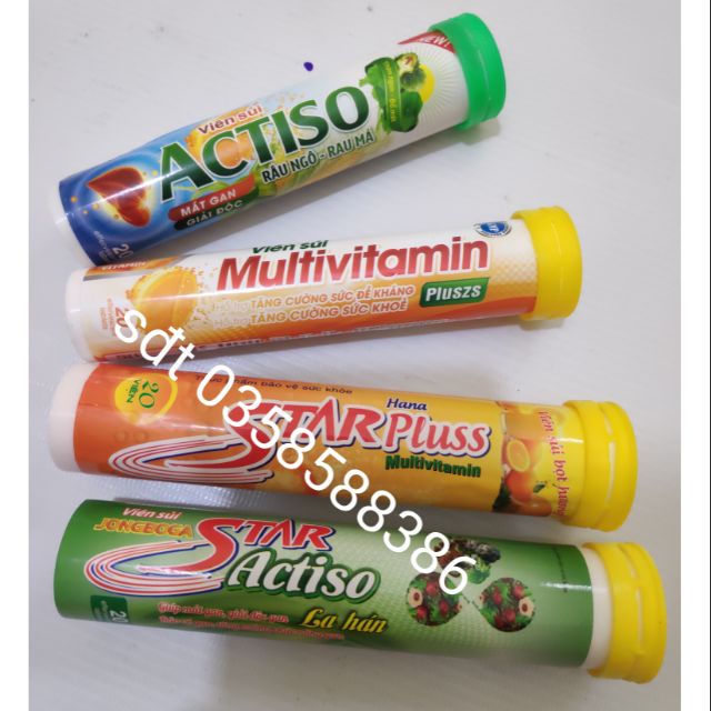 Viên sủi bổ xung vitamin và khoáng chất tuýp 20 viên