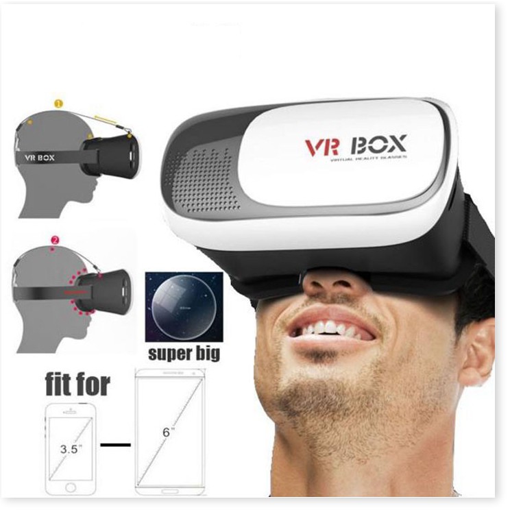 Kính thực tế ảo VR Box 🦋FreeShip🦋 Kính thực tế Ảo 3d vr box xem phim giải trí siêu đã - ADK