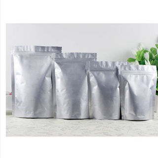 [ Giá Xưởng ] - Combo 10 Chiếc Túi Zip Đáy Đứng 2 Mặt Bạc Đủ Size