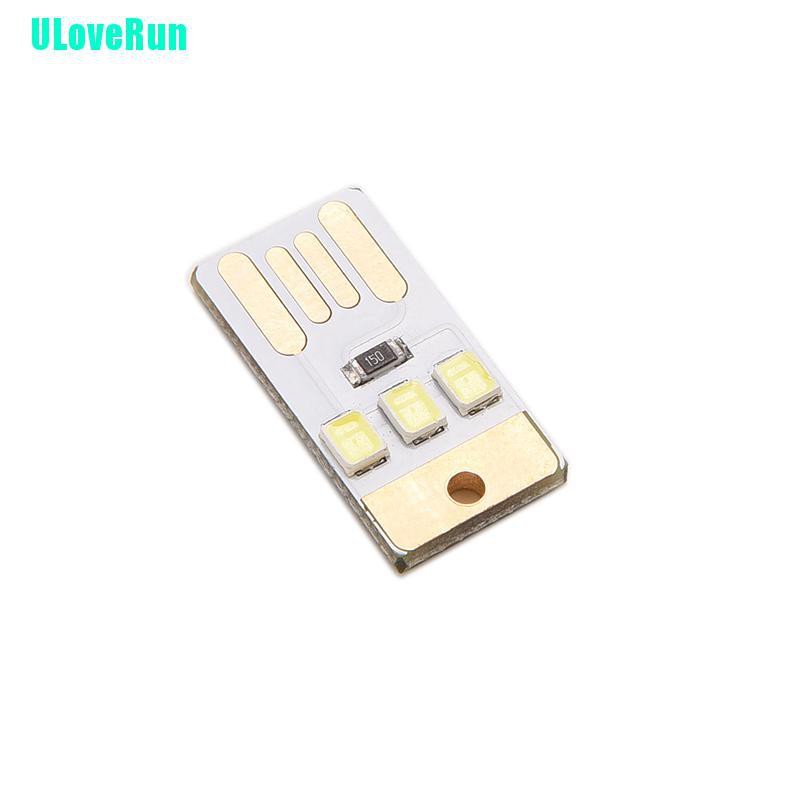 Thẻ Đèn LED USB Mini 5V Ánh Sáng Trắng Bỏ Túi Tiện Dụng