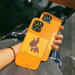 Ốp lưng iphone hoạ tiết lv chó cao cấp