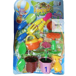 Vỉ bộ đồ chơi làm vườn trồng cây trồng hoa cho bé