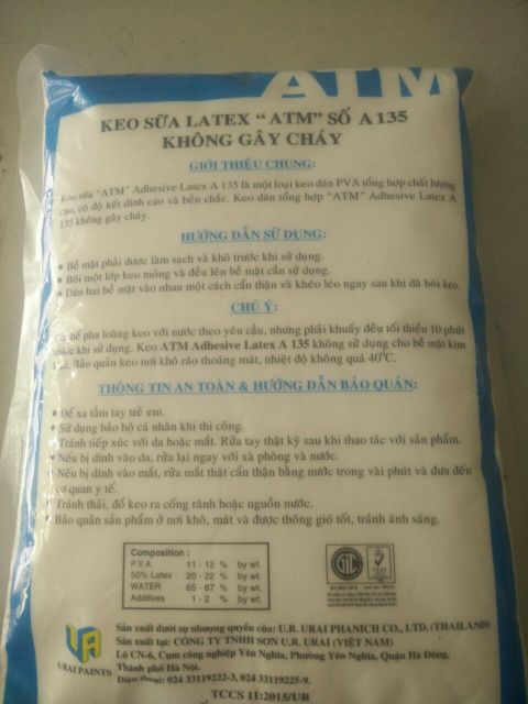 Keo sữa Latex túi 1kg