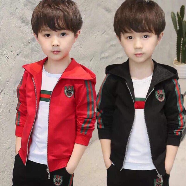 Bộ nỉ bé trai hàng size đại