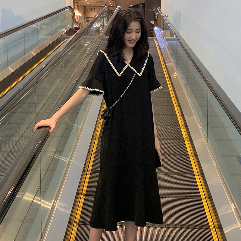 Xiaozhainv Đầm Maxi Hàn Quốc Dáng Rộng Size M-4Xl | BigBuy360 - bigbuy360.vn