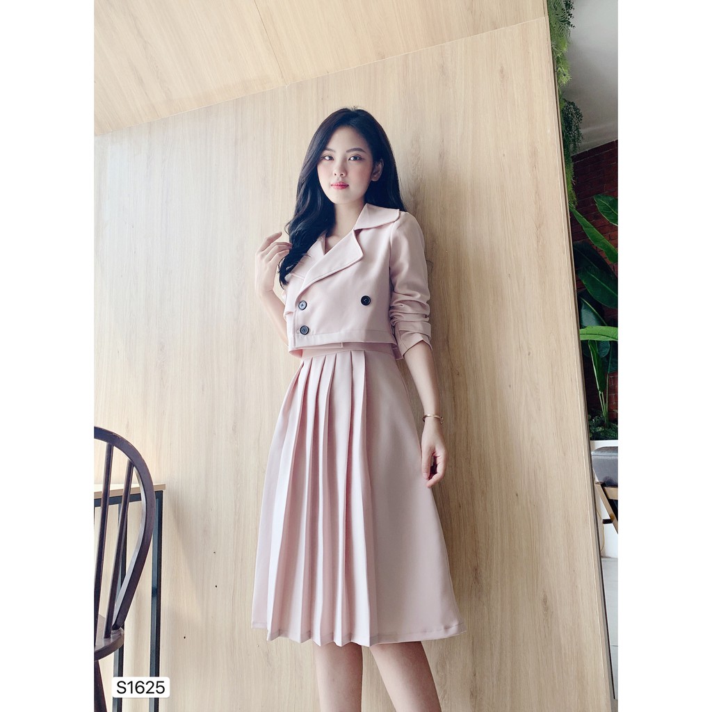 [Mã WAUP12 hoàn 15% xu đơn 150k] SET VEST BE VÁY 2 DÂY DẬP LI S1625- Đẹp Shop DV (Kèm ảnh thật trải sàn do shop tự chụp) | BigBuy360 - bigbuy360.vn