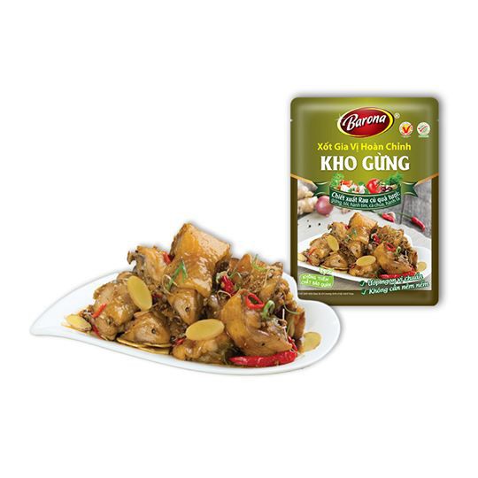 XỐT GIA VỊ HOÀN CHỈNH BARONA KHO GỪNG 80G