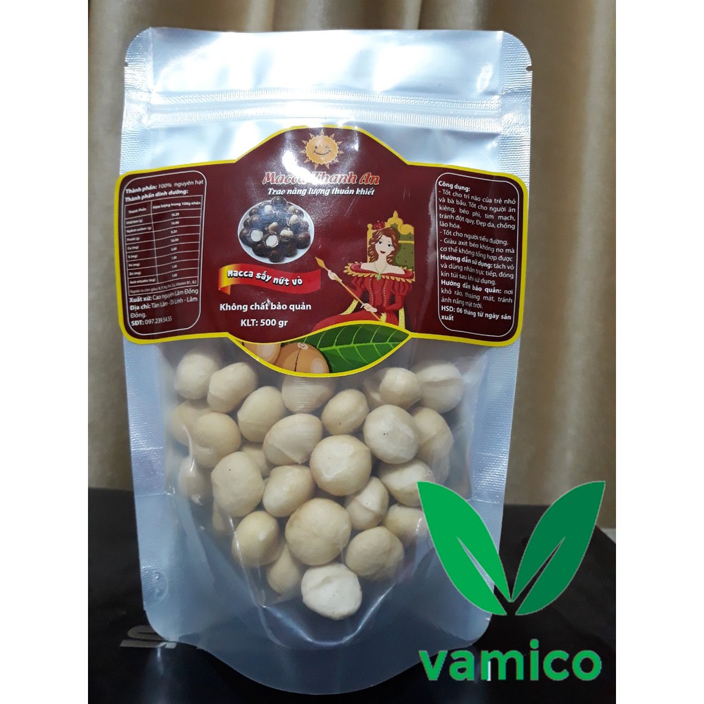 Thanh An Macca Sạch - 200gr Nhân Ăn Liền, Macadamia Lâm Đồng