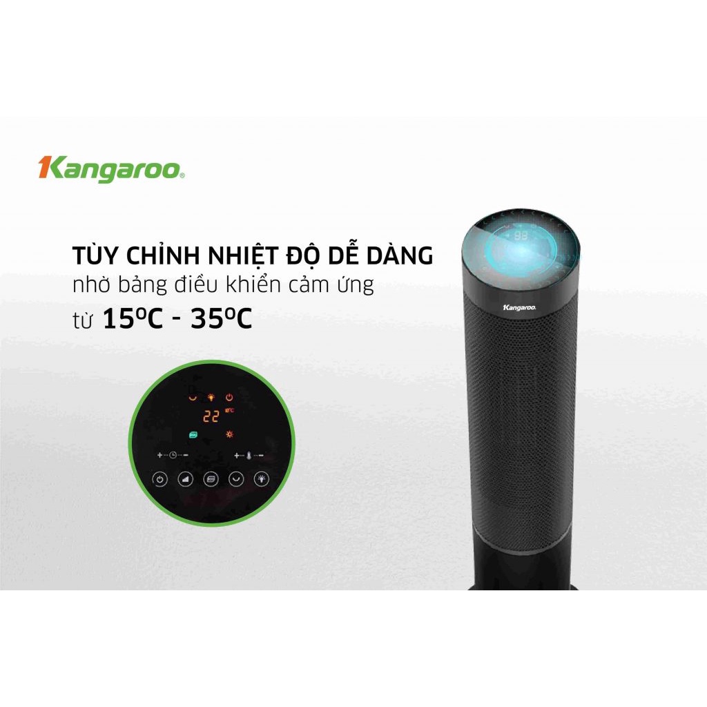 Máy sưởi gốm ceramic Kangaroo KGFH08