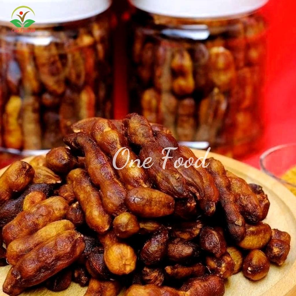 Me Lào Sấy Mộc Kèm Muối Ớt, Me Lào Tách Vỏ Một Nắng Tặng Kèm Muối Tôm Onefood68