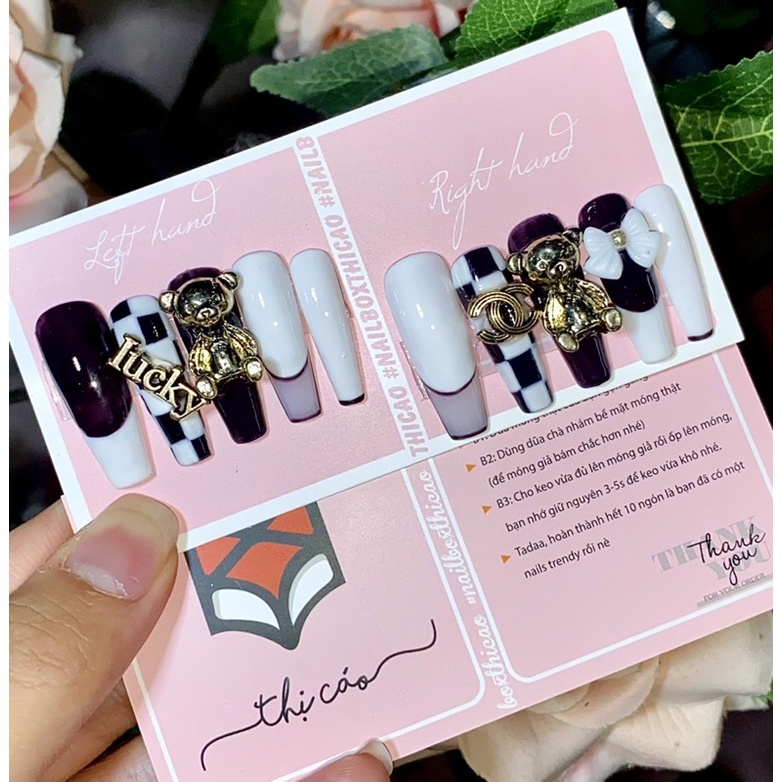 [Nails Box] Móng tay úp giả thiết kế