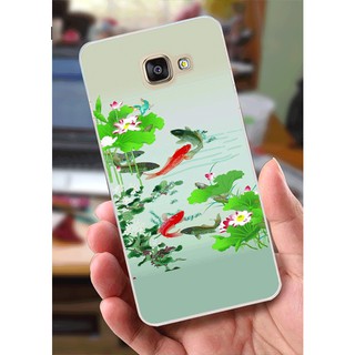 Ốp Lưng Samsung A7 (2016) (Dẻo) - Cá Ao Sen