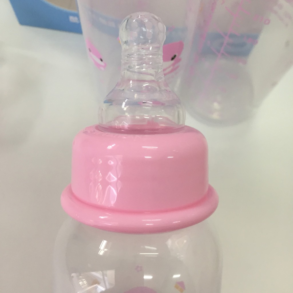 Set 3 bình sữa cổ nhỏ nhựa PP KU.KU DUCKBILL ku5922 - 240ml