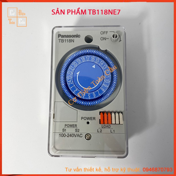 Rơ le thời gian thực - đồng hồ hẹn giờ - Timer hẹn giờ Panasonic TB118N TB118