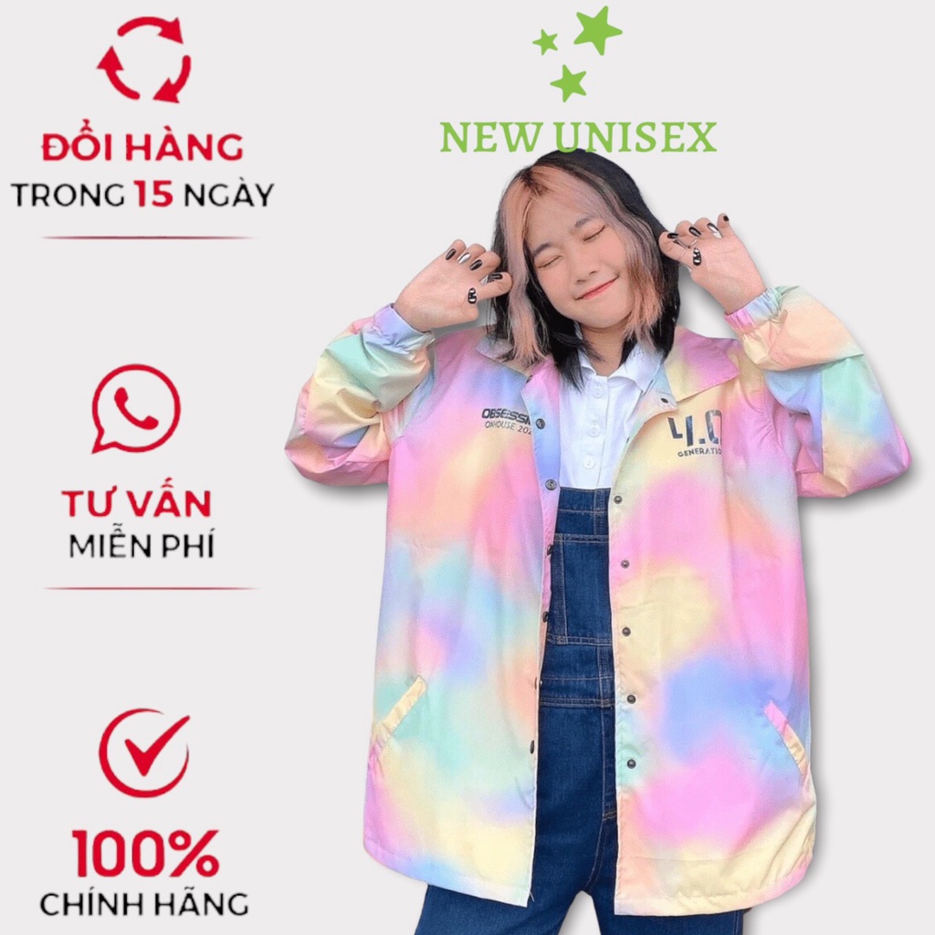 Áo khoác dù unisex nam nữ Loang , áo khoác dù cardigan ulzzang hot nhất TP [NewUnisex]