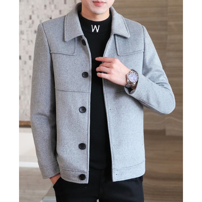 Áo Khoác Dạ nam dáng ngắn, Áo dạ nam phong cách Hàn Quốc hàng chuẩn giá đẹp H20 có video thật | BigBuy360 - bigbuy360.vn