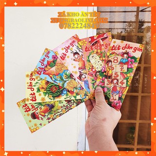 Set 300 Bao Lì Xì 2021 Bộ Tết Dân Gian - Giao Đủ Mẫu - được chọn mẫu - Cam Kết Hàng Chất Lượng