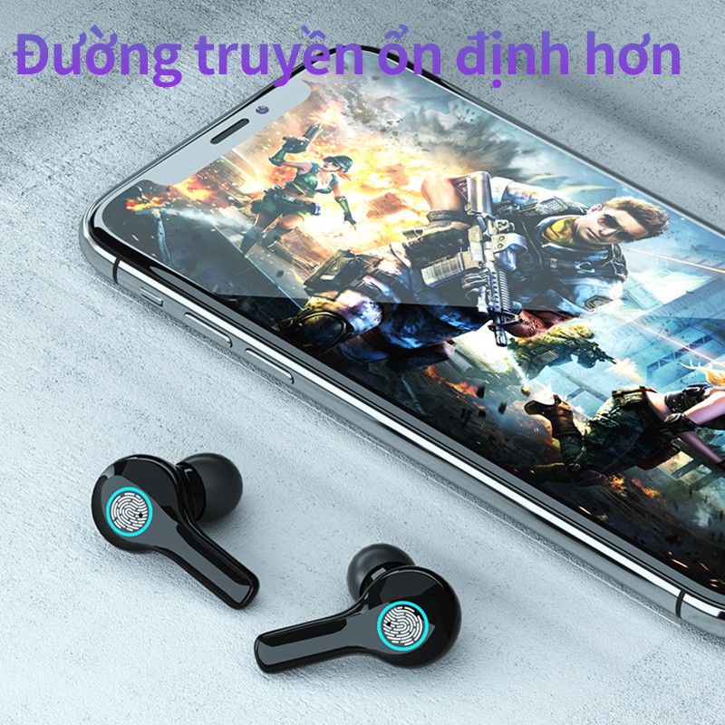 Tai nghe Bluetooth R1 TWS không dây kiểu nhét tai cho iPhone Android