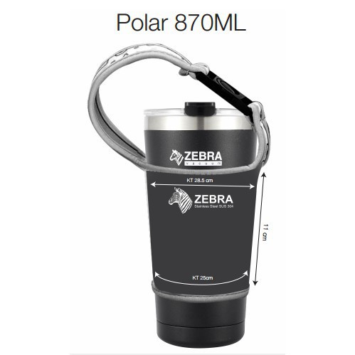 Ly giữ nhiệt Zebra Polar 870ml ( Giao màu ngẫu nhiên)