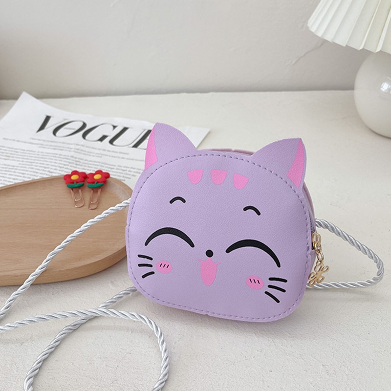 Túi Đeo Vai Da PU Khóa Kéo Đựng Tiền Xu/Chìa Khóa Đi Biển Tiện Dụng