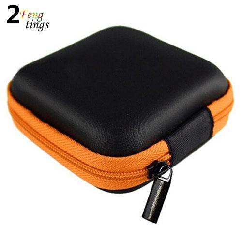 Túi Vuông Đựng Tai Nghe Thẻ Nhớ Tf / Sd Tiện Lợi