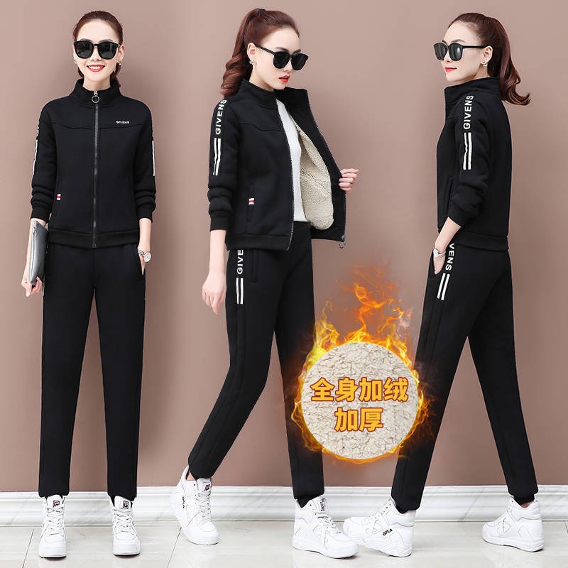 [Stage Creative Wear] Bộ Đồ Thể Thao Vải Lông Cừu Dày Ấm Áp Thời Trang Mùa Đông Dành Cho Nữ 2021 Phù Hợp Với Mùa Đông | BigBuy360 - bigbuy360.vn
