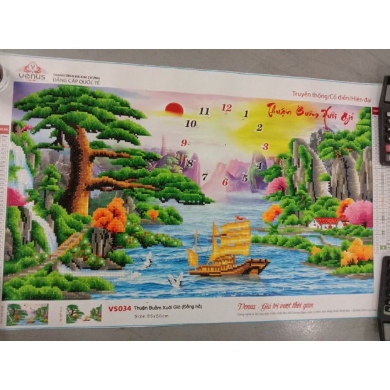 Tranh đính đá treo tường