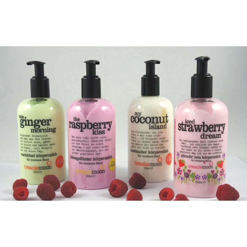 Gel Tắm Dưỡng Sáng Da Treaclemoon 500ml  - Tặng Kèm Vòi Nhấn