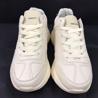 Giày thể thao nam nữ sneaker gc chunky màu trắng kem, size 36-43. . .