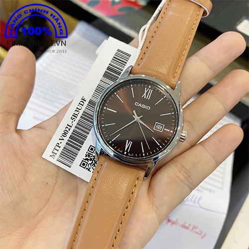 Đồng hồ Casio Nam - Dây Da MTP-V002L-1B3 / MTP-V002L-5B3 / MTP-V002L-7B3 / MTP-V002L-2B3 - Hàng chính hãng