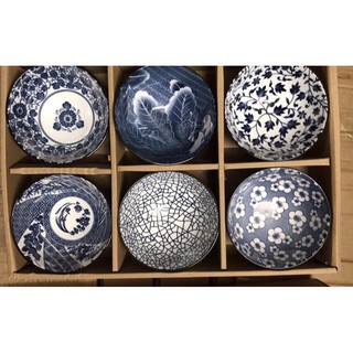Set 6 chén sứ Nhật + đũa